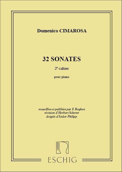 32 Sonates 2e Cahier